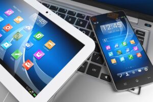 iPhone, Ipad, and laptop