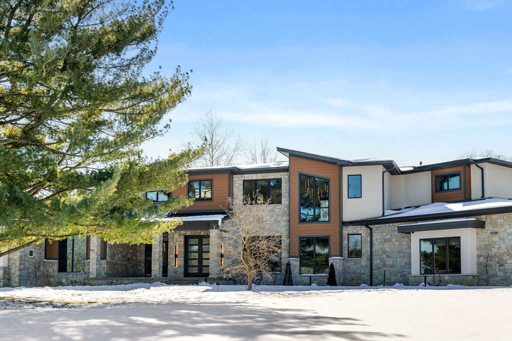 Exterior of custom home